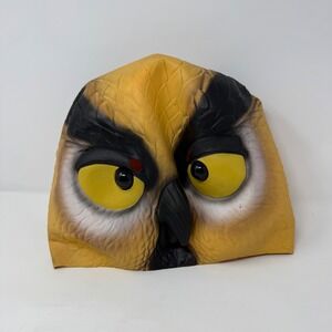 VanossGaming Owl Mask 3BlackDot YouTuber Merch Yellow Black Latex Cosplay